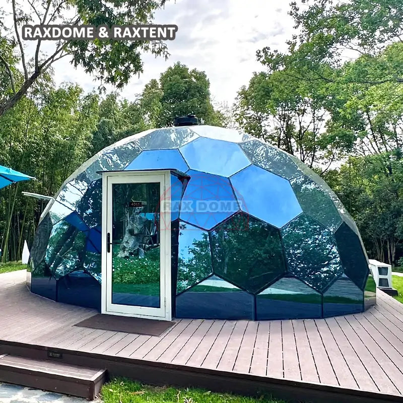 geodesic glass dome glamping resort