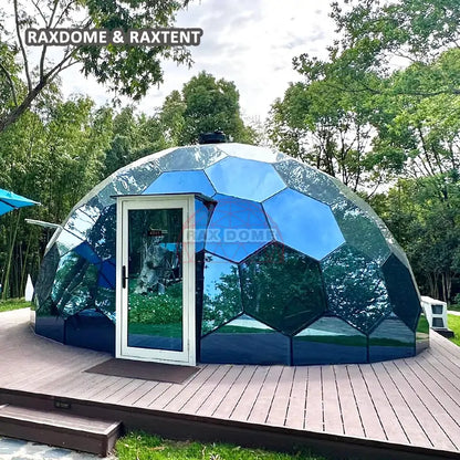 geodesic glass dome glamping resort
