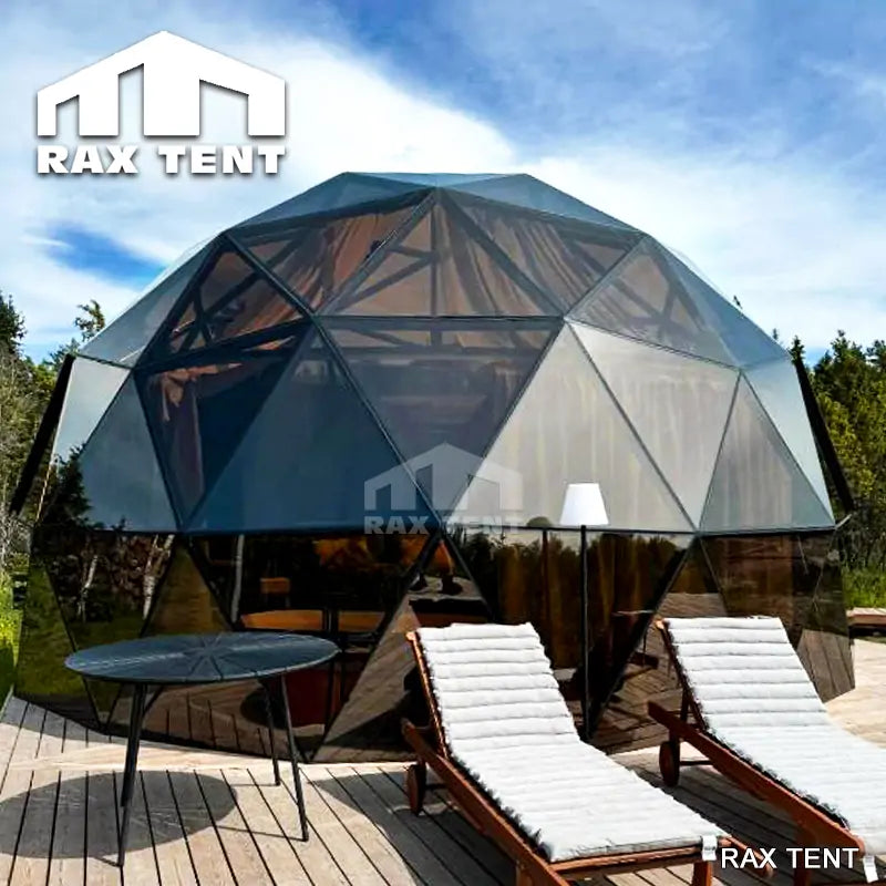 7m glamping dome pods