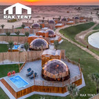 8m glass dome for desert camp