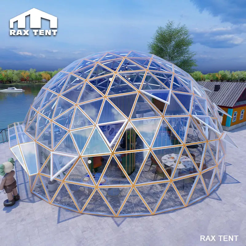 15m glass dome house