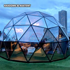 6m glass dome  tent for lounge