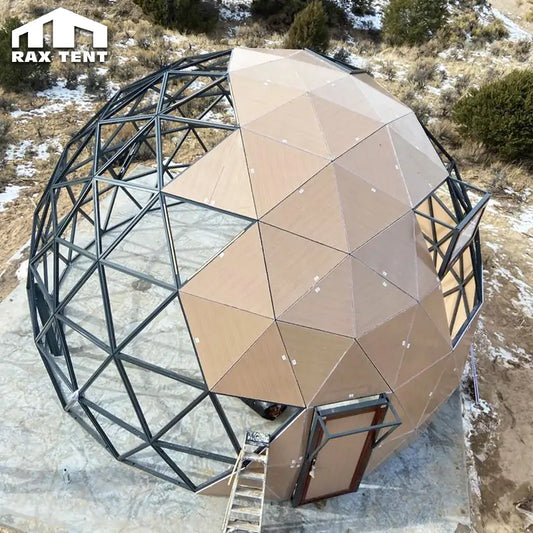 8.5m wooden glass dome