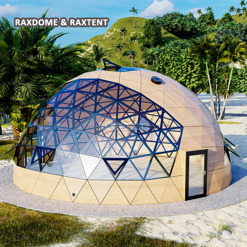 12m geodesic glass dome for exhibition room
