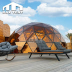 8m glass geo dome