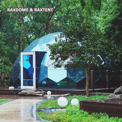 7m geodesic glass dome house