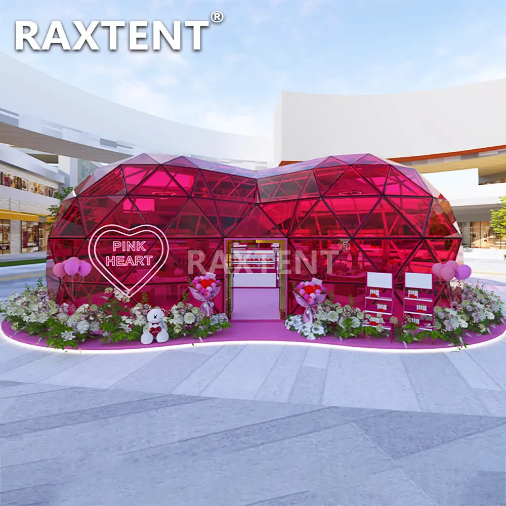 heart glass dome tent for Commercial Events