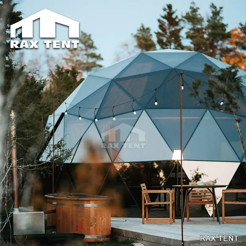 7m glamping glass dome home