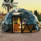 6m glass dome for coffee shop