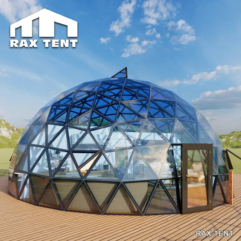 RAXTENT 12M Glass Geo Dome Tent For Large Camping Luxury Hotel RAX TENT raxtent-12m-glass-geo-dome-tent-for-large-camping-luxury-hotel-rax-tent
