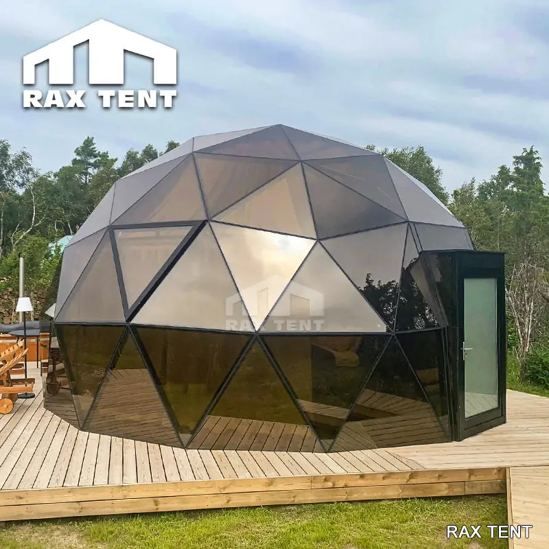 7m glass geodome home