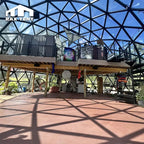 yoga studio glass dome with loft