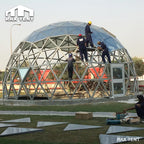 10m glass dome house