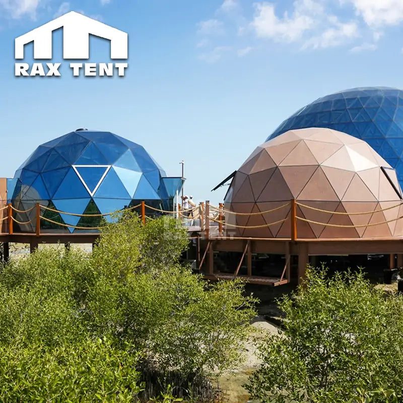 glass round dome tent for glamping