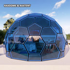 RAXDOME 5M Glass Geodesic Dome Tent for Glamping Retreat Suite