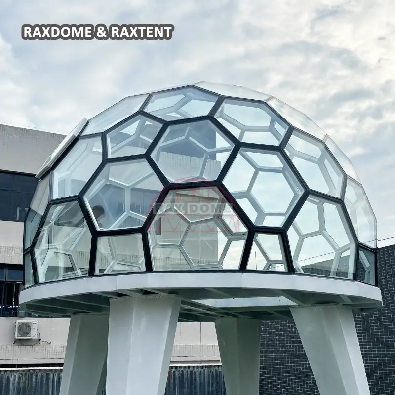 4m Honeycomb Glass Dome capsule house
