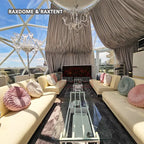 6m lounge glass dome tent