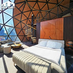 glamping hotel dome tent