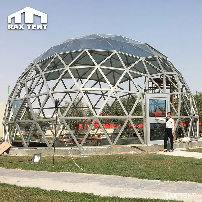 10m dome glass tent