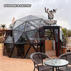 6m coffee shop glass dome