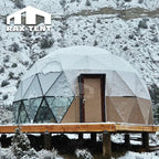 winter glass dome tent