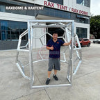 2.5m honeycomb glass dome house tent for stargazing