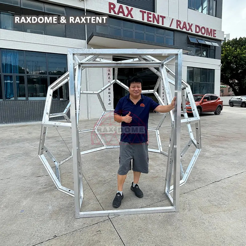 2.5m honeycomb glass dome house tent for stargazing