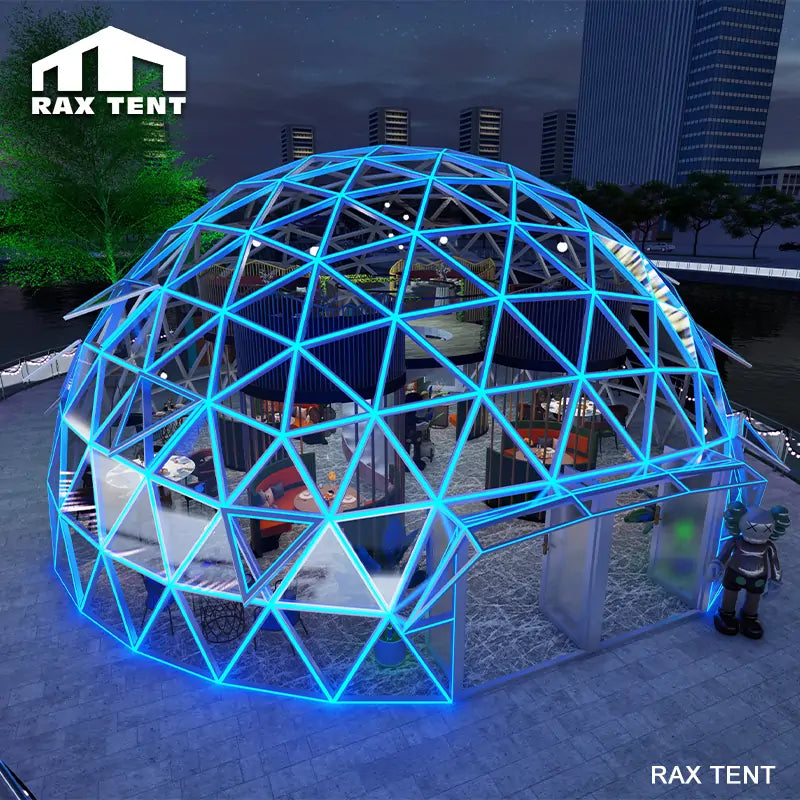 glass dome tent for dining room