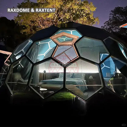 7m glamping glass dome house