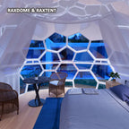 RAXDOME 5M Glass Geodesic Dome Tent for Glamping Retreat Suite