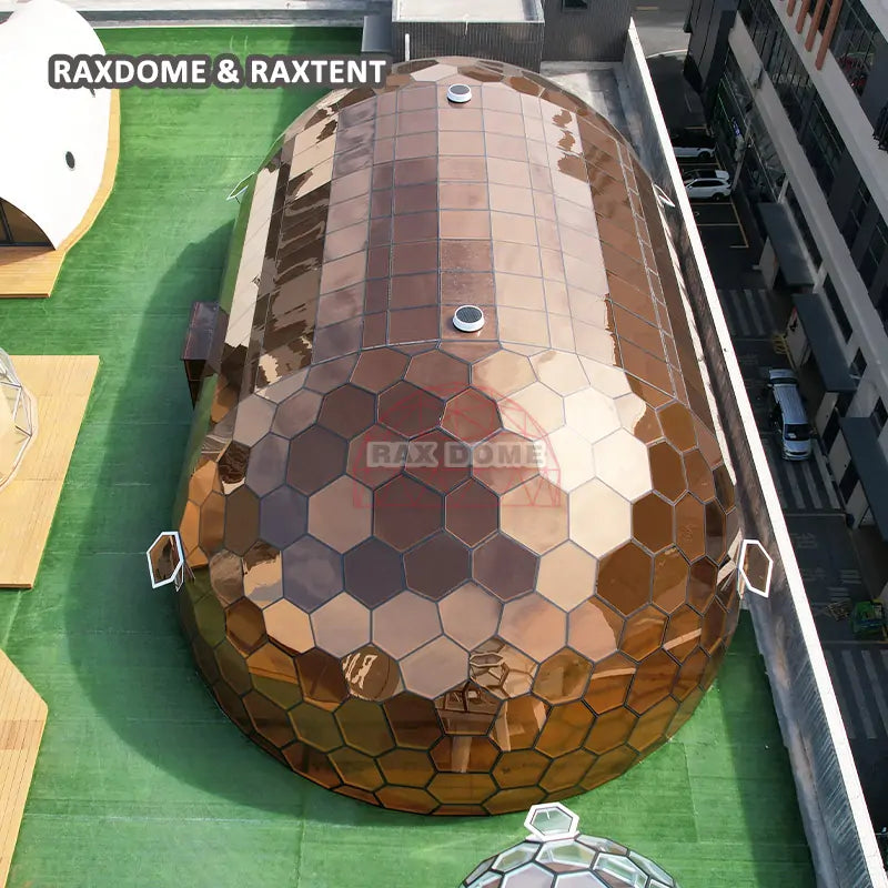 big event dome tent with oval shape