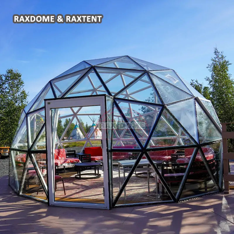 6m transparent glass igloo dome house