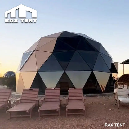 geodesic glass dome tent