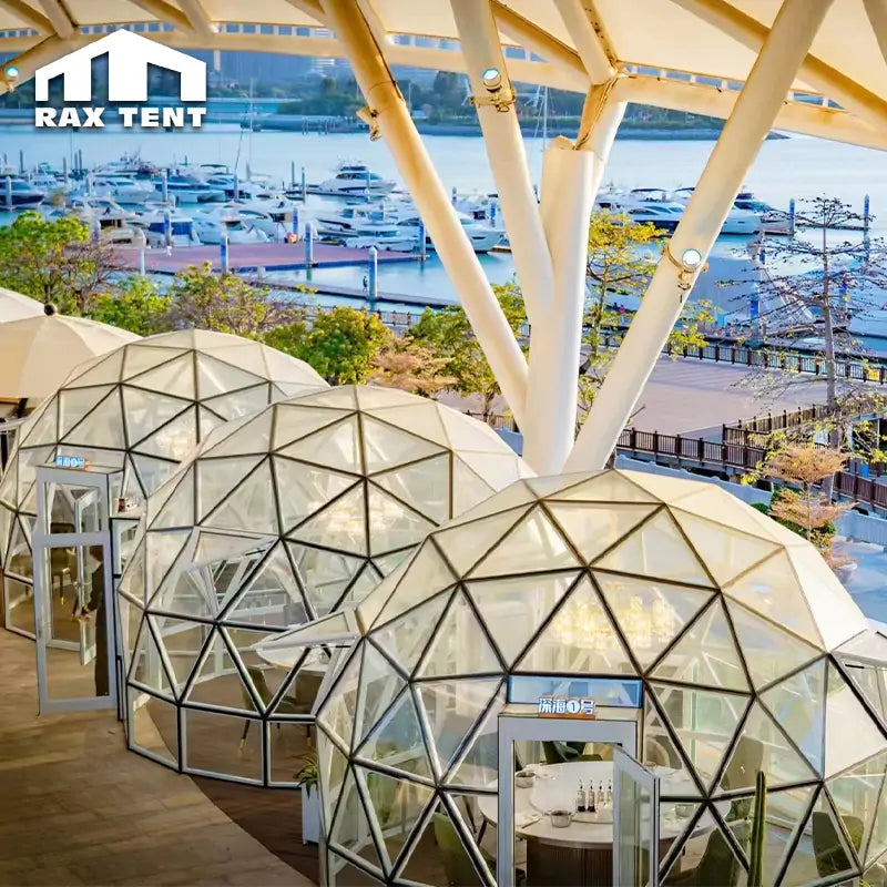 6m glass dome tent for restaurant