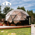 7m glass dome home