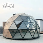 RAXTENT 6M Insulated Wooden Glass Dome for Glamping Hotel Room