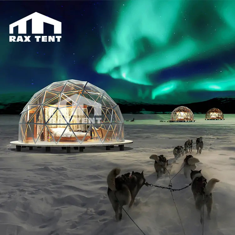 7M Aurora Glass Igloo Dome for Luxury Hotel in North Europe and Americ – RAX TENT