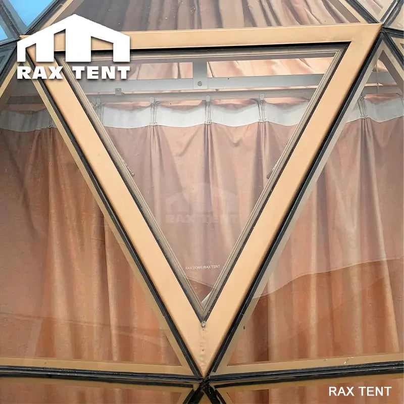 RAX TENT Geodesic Dome Tent House Glass Windows for Ventilation