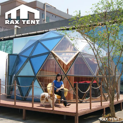 glass dome with windows