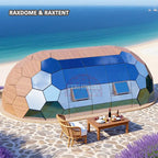 oval glass dome tent for glamping