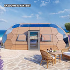 oval glass dome tent for glamping
