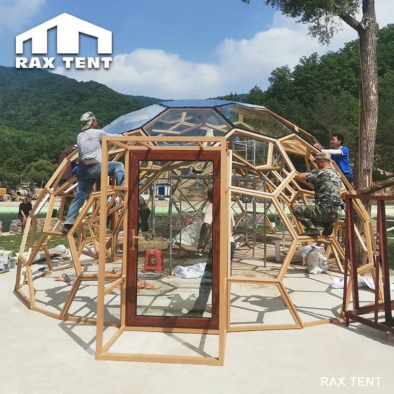 6m honeycomb dome tent