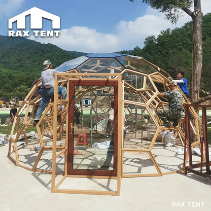 6m honeycomb dome tent