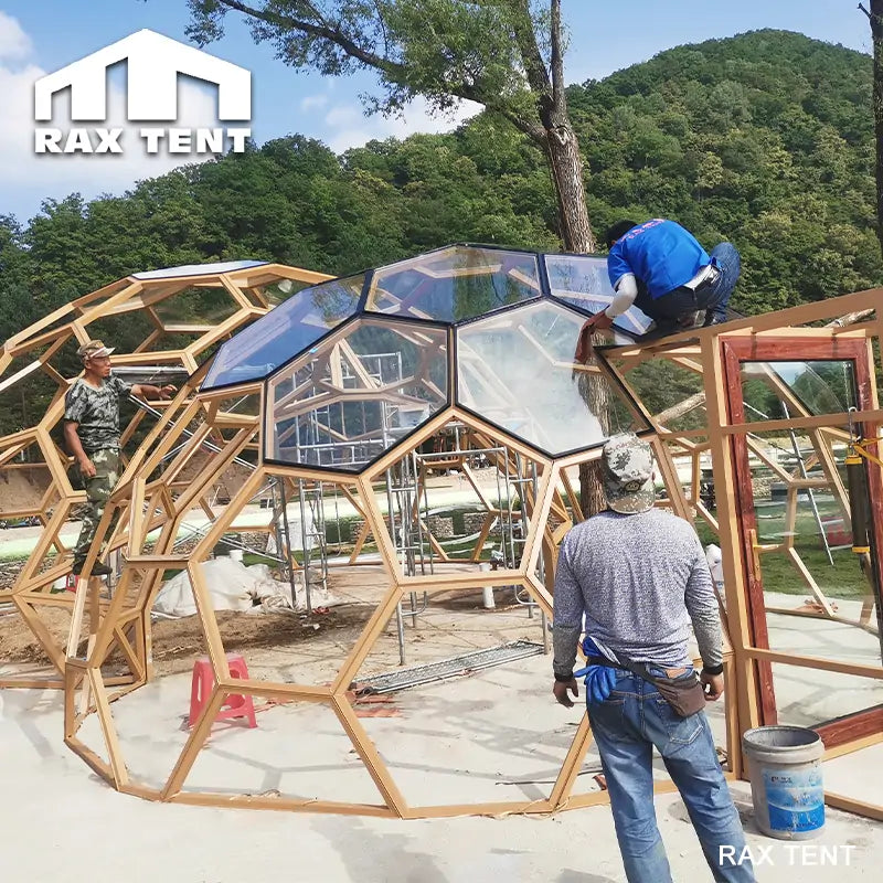 connected dome tent