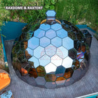 7m honeycomb glass dome hotel