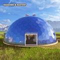 15m honeycomb glass dome tent