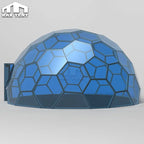honeycomb glass dome