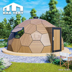 honeycomb glass dome home
