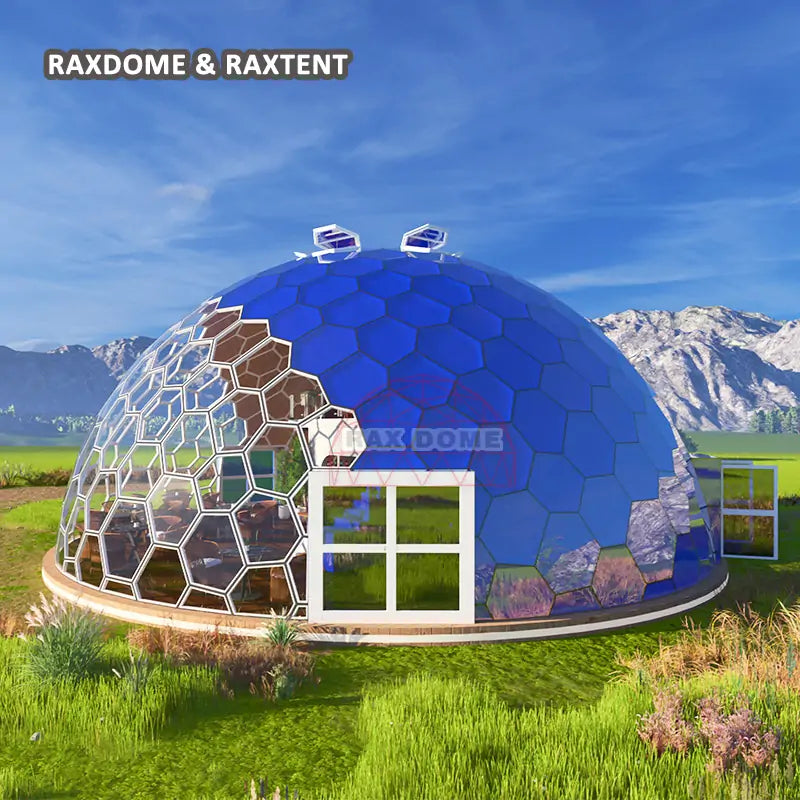 15m honeycomb glass dome tent
