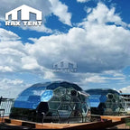 glamping honeycomb glass dome